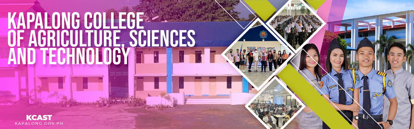 KCAST portal banner featuring students, faculty gatherings, and the college campus building.